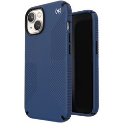 Speck Presidio2 Grip Coque iPhone 14 Plus MagSafe Coque arrière Rigide Anti-Chocs - Coastal Blue