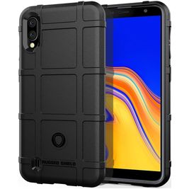 Mobigear Rugged Shield Coque Xiaomi Redmi 9A Coque arrière en TPU Souple Anti-Chocs - Noir