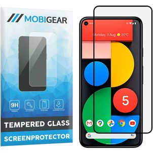 Mobigear Premium Google Pixel 5 Verre trempé Protection d'écran - Compatible Coque - Noir