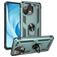 Mobigear Armor Ring Coque Xiaomi Mi 11 Lite Coque arrière Rigide Anti-Chocs avec Anneau-Support - Vert
