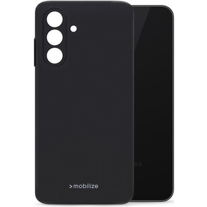 Mobilize Rubber Gelly Coque Samsung Galaxy A26 Coque arrière en TPU Souple - Noir