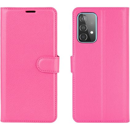 Mobigear Classic Samsung Galaxy A52s 5G Étui Portefeuille - Magenta