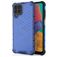 Mobigear Honeycomb Coque Samsung Galaxy M33 Coque arrière Rigide Anti-Chocs - Bleu