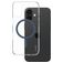 CARE by PanzerGlass Urban Combat iPhone 16 MagSafe Plastique rigide Coque arrière - Transparent / Bleu