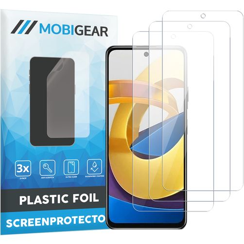 Mobigear POCO M4 Pro 5G Protection d'écran Film - Compatible coque (Lot de 3)