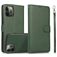 Mobigear Wallet Housse iPhone 16 Pro Etui avec Coque Détachable Porte-Monnaie - Vert