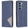 Mobigear Rhombus Slim Housse Motorola Moto G200 5G Etui - Bleu