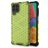 Mobigear Honeycomb Coque Samsung Galaxy M33 Coque arrière Rigide Anti-Chocs - Vert