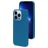 Mobiparts Coque iPhone 13 Pro Coque arrière en Silicone - Blueberry Blue