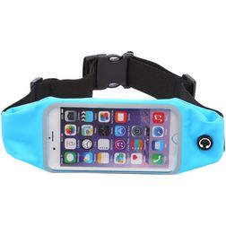 Mobigear Belt Brassard Téléphone iPhone 6s Ceinture Coque de Sport en Neoprène - Bleu