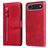 Mobigear Zipper Housse iPhone Air Etui Porte-Monnaie - Rouge