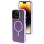 Mobiparts Hardcover Coque iPhone 14 Pro Max MagSafe Coque arrière Rigide - Satin Lila
