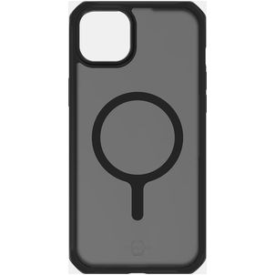 ITSKINS Level 2 HybridMagFrost R Coque iPhone 14 MagSafe Coque arrière Rigide Anti-Chocs - Noir
