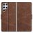 Mobigear Slim Magnet Samsung Galaxy S22 Ultra Étui Portefeuille - Marron