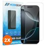 Mobigear iPhone 16 Pro Verre trempé Protection d'écran - Compatible Coque (Lot de 2)