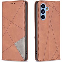 Mobigear Rhombus Slim Housse Samsung Galaxy A54 Etui - Marron
