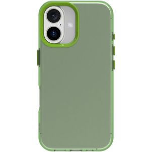 Mobigear Crystal iPhone 16 Plastique rigide Coque arrière - Vert