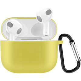Mobigear Classic Coque Apple AirPods 3 Coque en Silicone Souple - Jaune