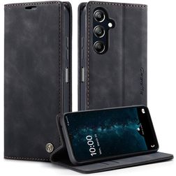 CaseMe 013 Housse Samsung Galaxy A16 Etui Porte-Monnaie - Noir