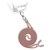 Valenta Lanyard - Cordon de téléphone universel ajustable - Metallic Rose
