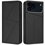 Mobigear Frosted Flip Housse iPhone 17 Pro Etui Porte-Monnaie - Noir