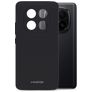Mobilize Rubber Gelly Coque Xiaomi Redmi Note 14 Pro Plus 5G Coque arrière en TPU Souple - Noir