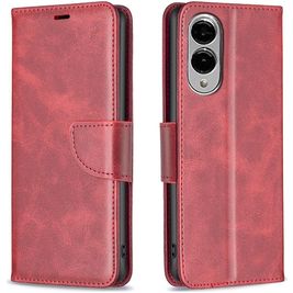 Mobigear Excellent Housse Samsung Galaxy S25 Edge Etui Porte-Monnaie - Rouge