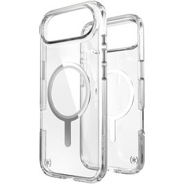 Speck Presidio Perfect Clear Coque Transparente iPhone Air MagSafe Coque arrière Rigide Anti-Chocs - Transparent