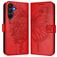 Mobigear Flowers Housse Samsung Galaxy A17 Etui Porte-Monnaie - Rouge