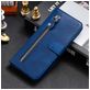 Mobigear Zipper Housse iPhone 17 Pro Etui Porte-Monnaie - Bleu
