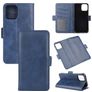 Mobigear Slim Magnet Housse iPhone 12 Pro Max Etui Porte-Monnaie - Bleu