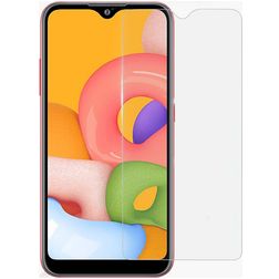 Mobigear Samsung Galaxy A01 Verre trempé Protection d'écran - Compatible coque