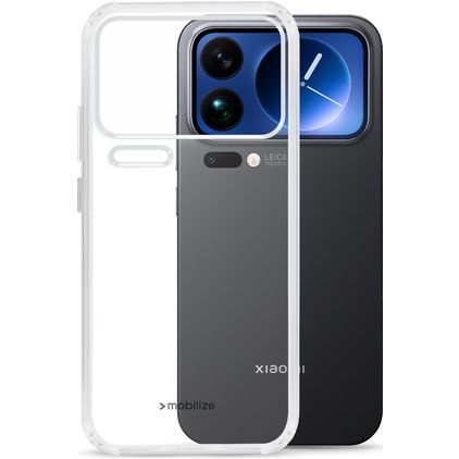 Mobilize Gelly Case Coque Transparente Xiaomi 17 Pro Coque arrière en TPU Souple - Transparent