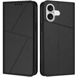 Mobigear Frosted Flip iPhone 17 Étui Portefeuille - Noir