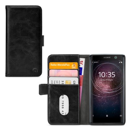 Mobilize Elite Gelly Sony Xperia XA2 Plus Étui Portefeuille - Noir