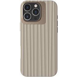 Nudient Bold Coque iPhone 16 Pro Max MagSafe Coque arrière Rigide - Linen Beige
