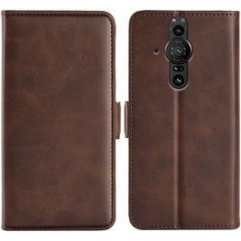 Mobigear Slim Magnet Housse Sony Xperia Pro-I Etui Porte-Monnaie - Marron