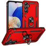 Mobigear Armor ring Coque Samsung Galaxy A16 Coque arrière Rigide Anti-Chocs avec Anneau-Support - Rouge