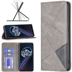Mobigear Rhombus Slim Realme 9 Pro Plus Étui - Gris