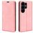 Mobigear Retro Slim Housse Samsung Galaxy S26 Ultra Etui Porte-Monnaie - Rose