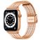 Mobigear Kopenhagen Bracelet Acier pour Apple Watch Fermeture à pince - 49/46/45/44 mm - Rose doré