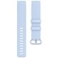 Mobigear Cross Bracelet Silicone Fitbit Charge 4 Fermeture boucle ardillon - Baby Blue