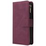 Mobigear Zipper Housse Huawei P40 Etui Porte-Monnaie - Rouge