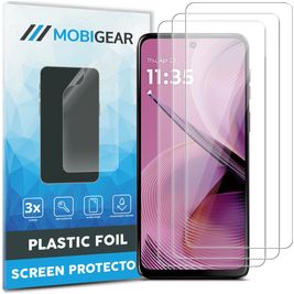 Mobigear Motorola Moto G55 Protection d'écran Film - Compatible Coque (Lot de 3)