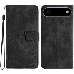 Mobigear Butterfly Housse iPhone Air Etui Porte-Monnaie - Noir