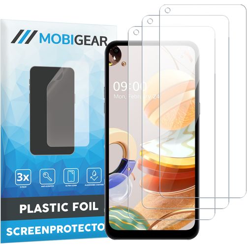 Mobigear LG K61 Protection d'écran Film - Compatible Coque (Lot de 3)