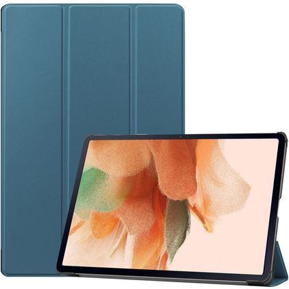 Mobigear Tri-Fold Coque Samsung Galaxy Tab S7 FE Etui - Vert