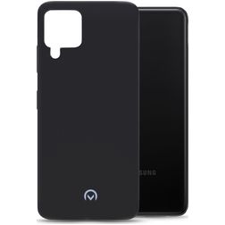 Mobilize Rubber Gelly Coque Samsung Galaxy A22 4G Coque arrière en TPU Souple - Matt Black