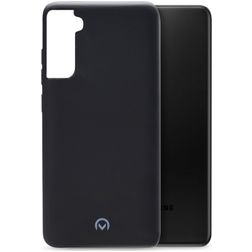 Mobilize Rubber Gelly Coque Samsung Galaxy S21 Plus Coque arrière en TPU Souple - Matt Black