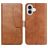 Mobigear S Line Housse iPhone 17 Etui Porte-Monnaie - Marron